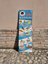 Insegna Tabella Gelati ALEMAGNA ANNI 60