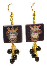 Orecchini Mori Mattonella