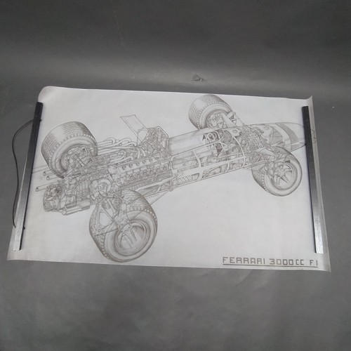 Disegno della vettura ferrari - disegno,