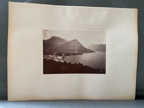Photo lac lugano 19eme - photo,