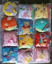 CUSCINO PELUCHE DISNEY CALEFFI PAPERINO/PRINCIPESSE/WINNIE POOH/BARBIE 40X40CM