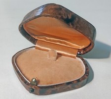 Tre antiche scatole per gioielli cartoncino Dario Mortara Milano vintage 1950s