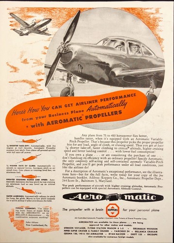 1949 eliche aeromatiche con - 1949,