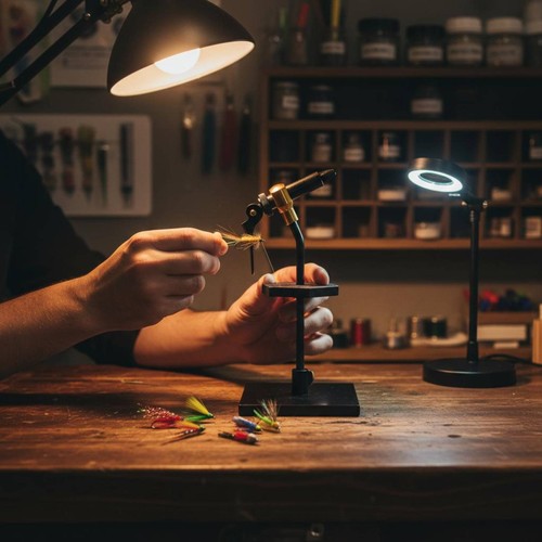 Fly tying vise stabile morsa - fly,