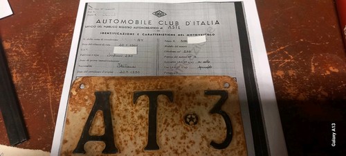 Sertum 250 1950 targa - 1950-,
