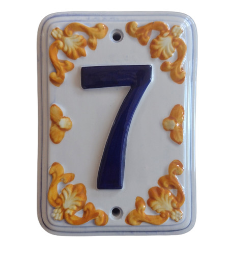 Numero civico ceramica - civico, in