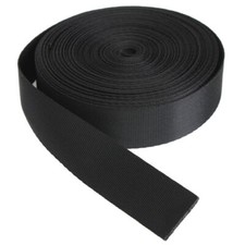 Cinghia Nera 30 Mm 1M Larga In