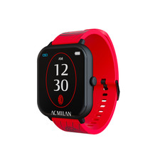Techmade smartwatch Milan cassa nera cinturino rosso Bluetooth 5.2