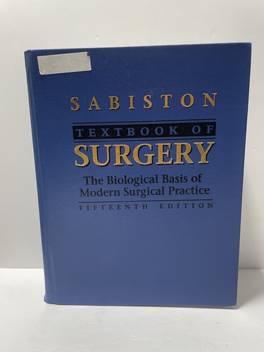 Textbook surgery sabiston - textbook,