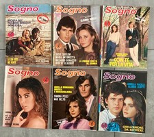 6 fotoromanzi SOGNO, anni '80