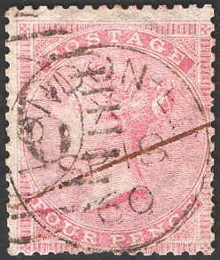 Gran bretagna 1856 regina - gran,