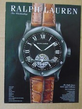 2014 RALPH LAUREN WATCH print