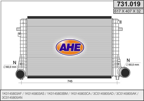 Intercooler golf vi - vw,