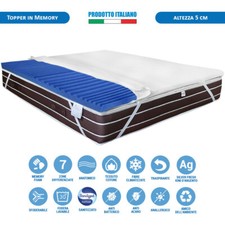 Topper memory foam - fresh, blu