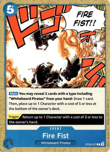 Fire fist starter deck 22 - deck,