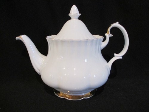 Royal albert val teapot 6 - albert, d'or