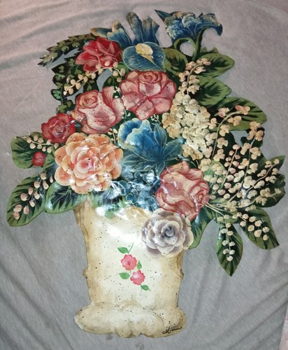 Scultura floreale firmata - scultura,