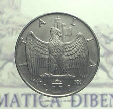 A5 - Vittorio Emanuele III° - 1 Lira Impero 1942 XX  FDC / UNC
