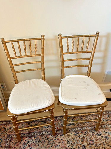 Chiavari chairs pair wood - -,
