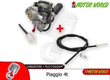 CARBURATORE COMPLETO DI GUAINA E FILO COMPATIBILE Piaggio Liberty Rst 125 2004