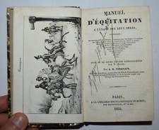 CAVALLI – fig. 1834 – Manuel d’equitation – 13 TAVOLE - equitazione