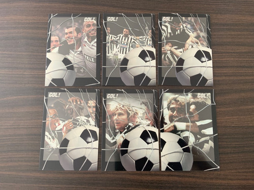 Cartoline juventus doppie - cartoline,