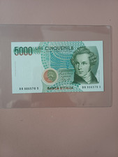 BANCONOTA 5000 LIRE BELLINI