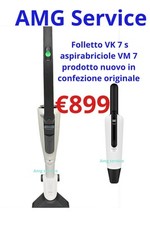 VORWERK FOLLETTO KOBOLD VK7 CON HD7 SENZA FILO A BATTERIA VK 7S ULTIMO MODELLO
