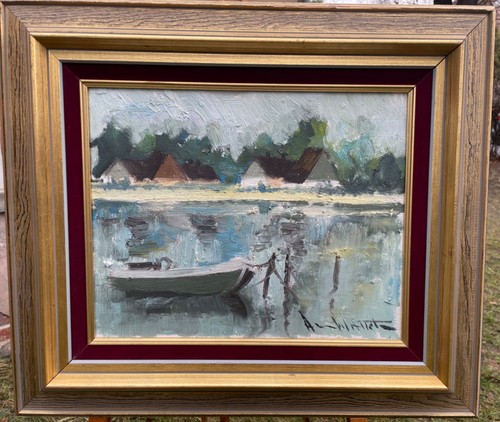 Dipinto olio tela - a, arne