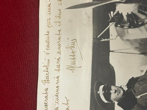 Foto firma dedica mussolini - foto, b.