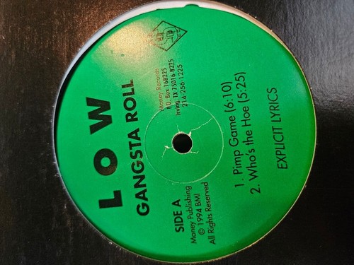 Low gangsta roll vinyl record - low,