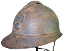 intatto WW1 francese M15 Adrian elmetto fanteria casco acciaio casco 胄 1GM 1WK
