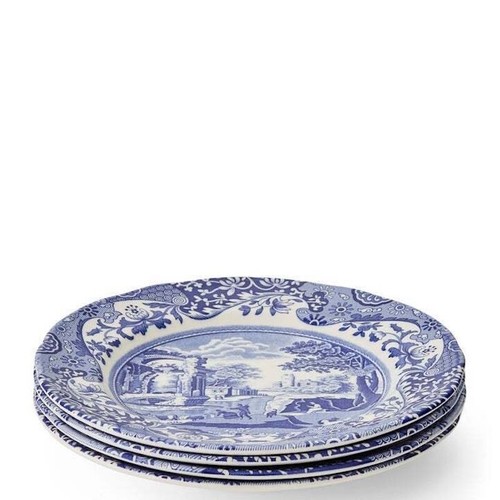 Spode blue italian set 4 - blue, italian,