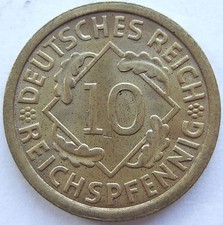 Moneta Reich Tedesco Weimar