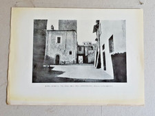 stampa d'epoca da libro roma