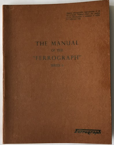 Manuale del ferrografo - del,