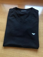 Emporio Armani Underwear  Canottiera Nera uomo Cotone Scollo a V