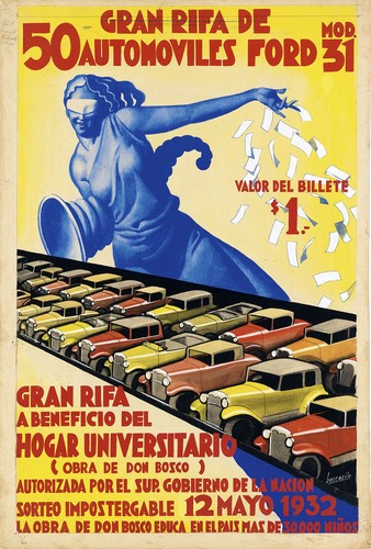 Poster vintage anni - '30, ford