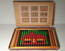 Gioco 1930 Circa Figure Con Perle Di Legno Colorate, Remo Patent A.G.