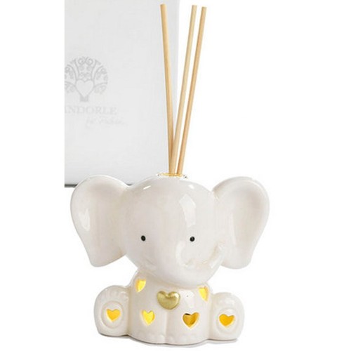 Profumatore elefante cuore oro