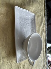 LA PORCELLANA BIANCA Tazza Tazzina Caffè con Vassoietto 90cc P003800015