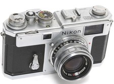 Nippon Kogaku Nikon S3 fotocamera cromata 35 mm telemetro con Nikkor HC 2/5 cm