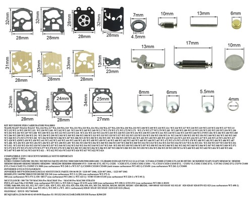 Kit revisione walbro - kit,