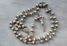 141) ROSARIO CON GRANI BIANCHI