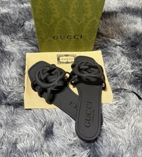 Ciabatte Gucci in Gomma nere