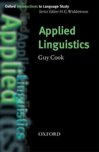 Applied linguistics cook - linguistics,