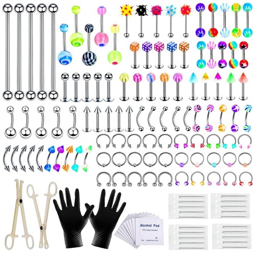 Set piercing professionale - set,