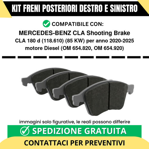 Pastiglie freno posteriori - freno,