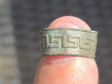 Anello donna romano in lega di
