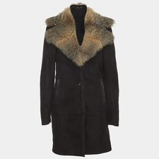 Gucci black suede and fur - suede,